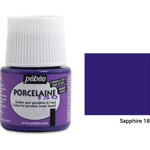 Porcelaine 150 Porselen Boyası 45Ml - Sapphire 18