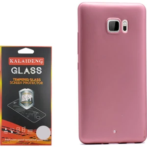 Htc U Ultra Kılıf Premier Silikon Case + Cam