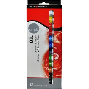 Daler Rowney Simply Yağlı Boya Seti 12X12Ml