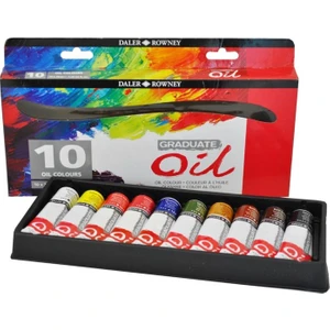 Daler Rowney Graduate Yağlı Boya Seti 10X38Ml