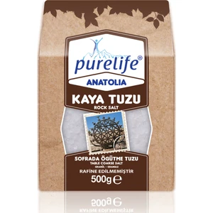 Purelife Anatolia -Kaya Tuzu Sofrada Öğütme 500Gr