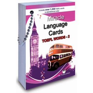 MK Publications Miracle Language Cards (TOEFL Words-2) (Kelime Kartı)