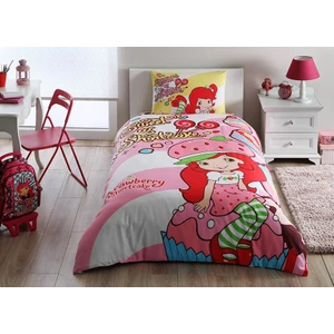 Strawberry Shortcake Cute Tek Kişilik Nevresim Takımı