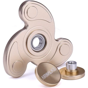 Metal Stres Çarkı Gun Find Spinner Pro Spinner Pervane Taşıma Çantalı Gold