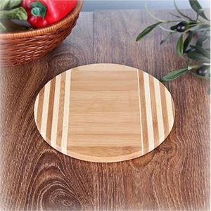 Queen's Kitchen Bambu Yuvarlak Nihale 3'Lü Asorti Desen (29759)