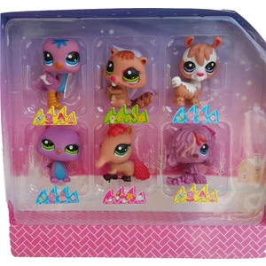 Kkd Neşeli Oyuncak Minişler 6'Lı Miniş Ailesi Oyuncak Pet Shop