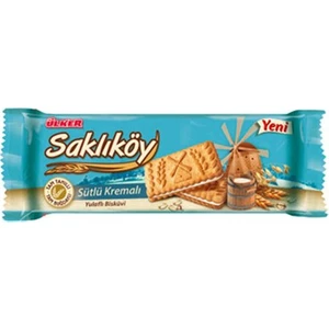 Saklıköy Sütlü Kremalı Bisküvi 100 gr