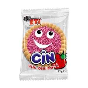 Cin Çilek Jöleli Bisküvi 29 Gr