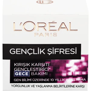 L'Oréal Paris Dermo Expertise Youth Code Gençlik Şifresi 50 Ml Gece Kremi