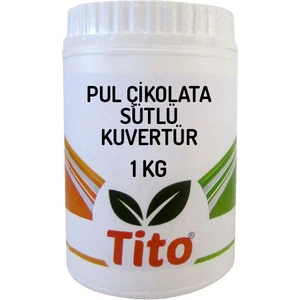 Pul Çikolata Sütlü Kuvertür Pasta Çikolatası 1 kg