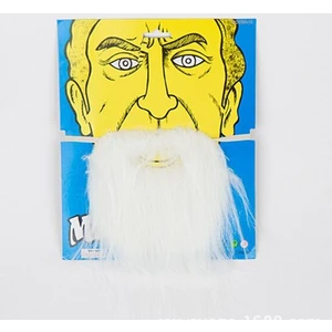 PartiStok Takma Sakal Bıyık Beyaz Renk