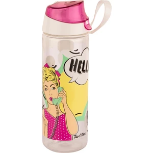 Plastik Popart Hello Desenli Su Şişesi - 750 ml
