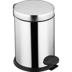 Doğuş Peluş Halı Metal Pedallı Çöp Kovası - 12 lt