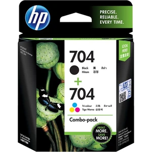 Hp 704 Siyah Ve Renkli Kartuş 2'Li Paket
