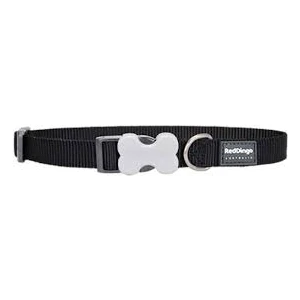 Reddingo Siyah Köpek Tasması 15 mm