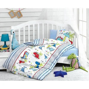 Cottonbox Baby Collectıon Dıno Mavı Bebek Nevresim Takımı