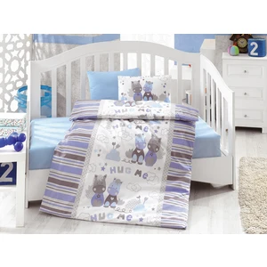 Cottonbox Ranforce Bebek Nevresim Takımı Midilli Mavi