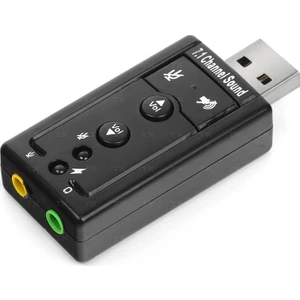 TX Usb 2.0 7.1 Stereo Ses Efektli Ses Kartı (Windows Ve Mac Destekli)(TXACUSC72)