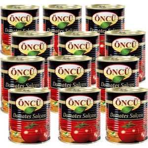 Domates Salça Teneke Kutu 830 gr 12'li Koli(Eko Paket)