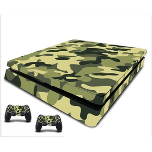 PS4 Slim Kamuflaj 1 Sticker Seti