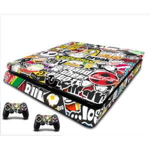 PS4 Slim Stickerbomb Sticker Seti
