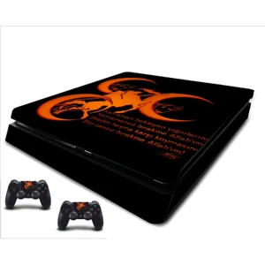 PS4 Slim Üç Hilal Sticker Seti