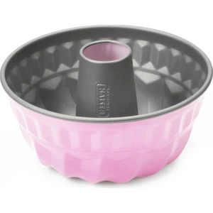 Colour Borulu Kek Kalıbı Pembe 22 Cm