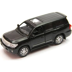 Sesli ve Işıklı 1:32 Toyota Land Cruiser Çek Bırak Araba (Siyah)