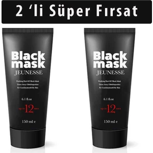 Black Mask Jeunesse Soyulabilir Siyah Maske 150Ml 2 Adet