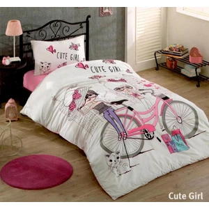 Cute Girl Tek Kişilik Genç Nevresim Takımı