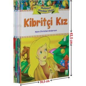 Dev Boy Muhteşem Klasikler Dizisi Renkli 10 Kitap Set