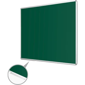 50 cm  x 70 cm  Alüminyum Çerçeve Duvara Monte Yeşil Tahta (Tebeşir Tahtası)
