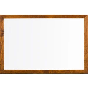 45  cm  x 70 cm  Doğal Ahşap Çerçeve Duvara Monte Laminat Yazı Tahtası Beyaz