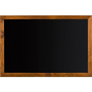 50  cm  x 90 cm  Doğal Ahşap Çerçeve Duvara Monte Kara Tahta (Tebeşir Tahtası)