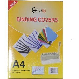 Cilt Kapağı A-4 160Mic Şeffaf Pvc