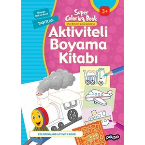 Aktiviteli Boyama Kitabı Taşıtlar
