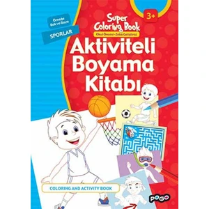 Aktiviteli Boyama Kitabı Sporlar