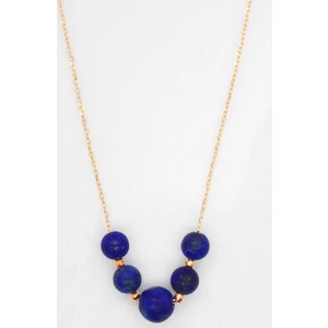 Bella Gloria Lapis Lazuli Rose Gümüş Kolye (Tgk0073)