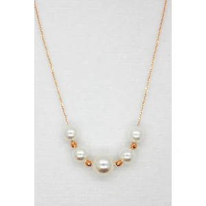 Bella Gloria Mayorca İncili Rose Gümüş Kolye (Tgk0079)