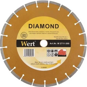Wert 2711-300 Granit-Mermer Elmas Testere (300Mm)