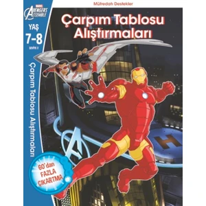 Marvel Avengers Assemble Çarpım Tablosu Alıştırmaları 7-8 Yaş