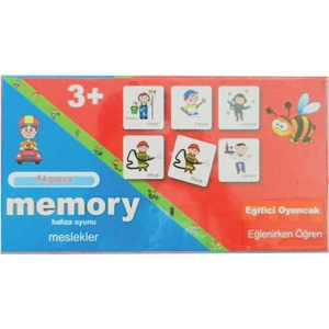 Memory 54 Parça Hafıza Oyunu Meslekler Bj-27144