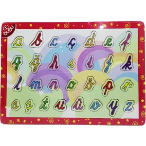 Ahşap Puzzle El Yazısı Harfleri Bj-53Ap0066