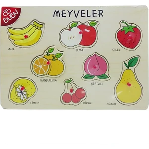 Ahşap Puzzle Meyveler Bj-53Ap0053