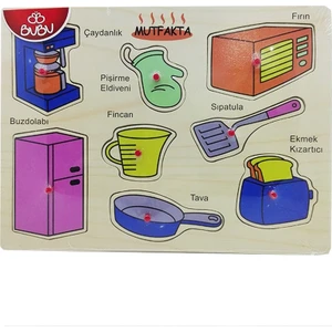 Ahşap Puzzle Mutfak Esyaları Bj-53Ap0057