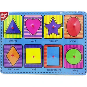 Ahşap Puzzle Şekiller Bj-53Ap0058