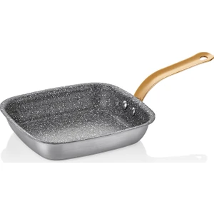 Alu Granit Kare Tava 14 x 12 cm