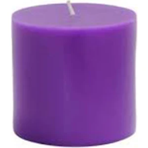 Mumvemum 7X7 Mor Silindir Mum