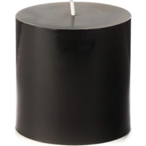 Mumvemum 7X7 Siyah Silindir Mum