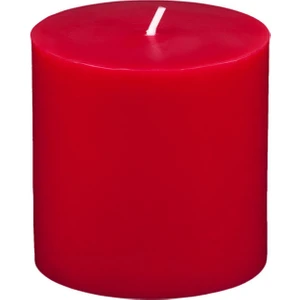 Mumvemum 7X7 Kırmızı Silindir Mum